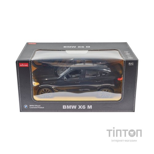 Радіокерована іграшка Rastar BMW X6 1:14 чорний (99260 black)