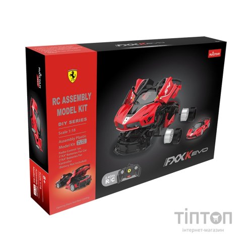 Радіокерована іграшка Rastar Ferrari FXXK конструктор 1:18 (96900)