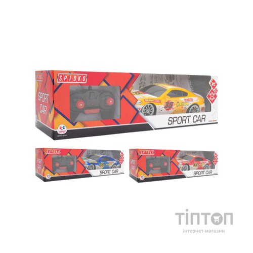 Радіокерована іграшка SPIDKO Sports car зі світлом 116, червоний (40997/3)