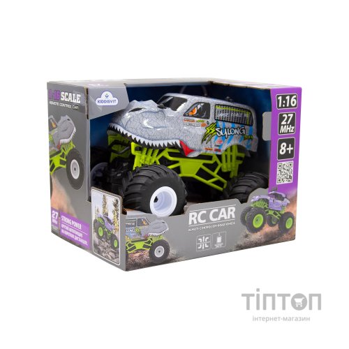 Радіокерована іграшка Sulong Toys Bigfoot – Dinosaur (1:16, 27 МГц (MHz)) (SL-360RHGR)