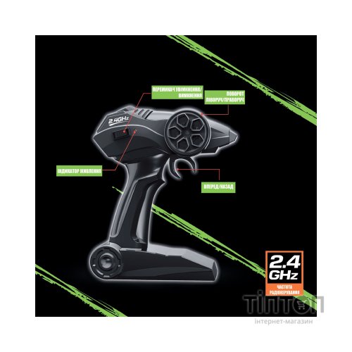 Радіокерована іграшка Sulong Toys OFF-ROAD CRAWLER - RACE (матовий червоний, метал. корпус, аккум.6V, 1:14) (SL-309RHMR)