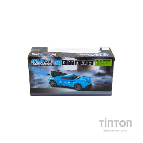 Радіокерована іграшка Sulong Toys Spray Car – Sport (блакитний, 1:24, світло, функція туман) (SL-354RHBL)