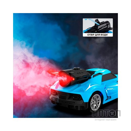 Радіокерована іграшка Sulong Toys Spray Car – Sport (блакитний, 1:24, світло, функція туман) (SL-354RHBL)