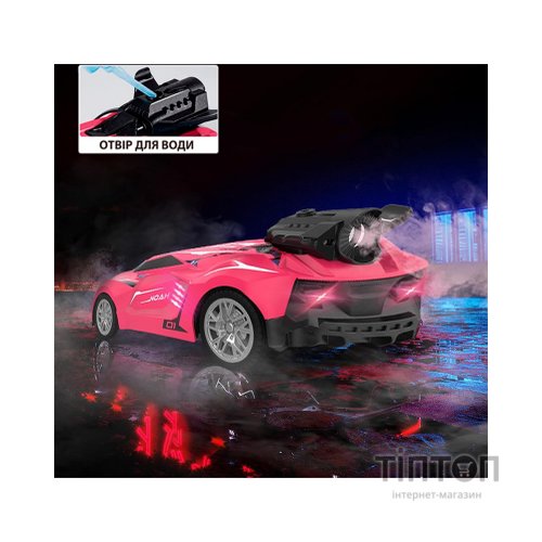 Радіокерована іграшка Sulong Toys Spray Car – Sport (рожевий, 1:24, світло, функція туман) (SL-354RHP)