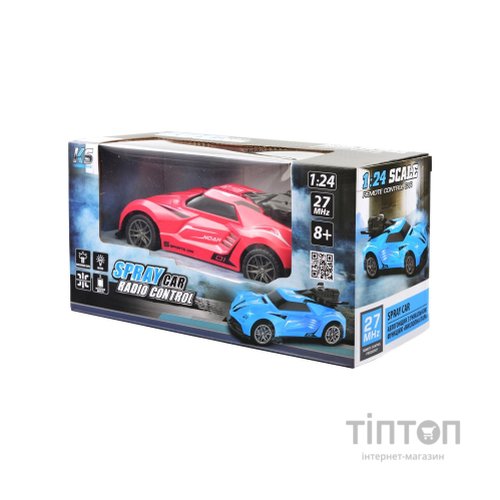 Радіокерована іграшка Sulong Toys Spray Car – Sport (рожевий, 1:24, світло, функція туман) (SL-354RHP)