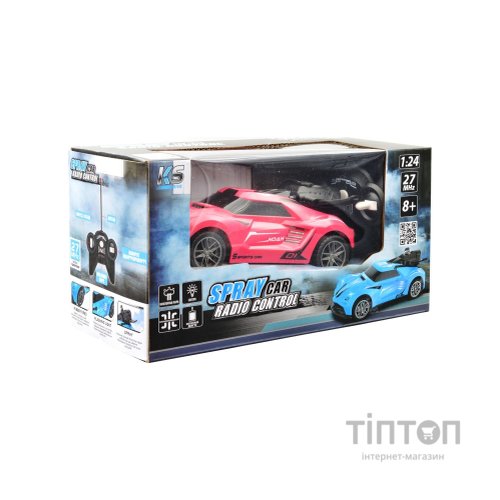 Радіокерована іграшка Sulong Toys Spray Car – Sport (рожевий, 1:24, світло, функція туман) (SL-354RHP)