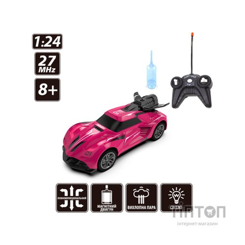 Радіокерована іграшка Sulong Toys Spray Car – Sport (рожевий, 1:24, світло, функція туман) (SL-354RHP)