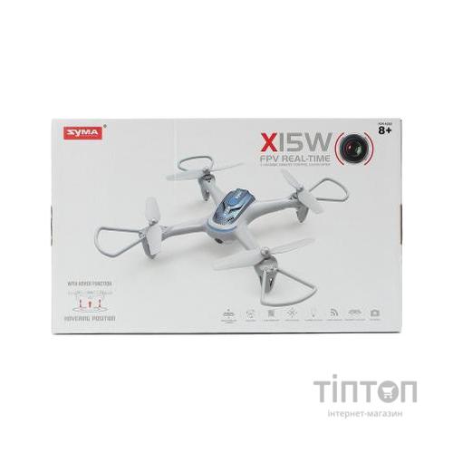 Радіокерована іграшка Syma Квадрокоптер с 2,4 Ггц управ.і камерой (X15W Black)