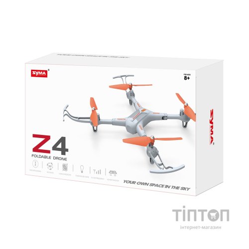 Радіокерована іграшка Syma Квадрокоптер Z4 з 2.4 ГГц керуванням та складною конструкцією (Z4)