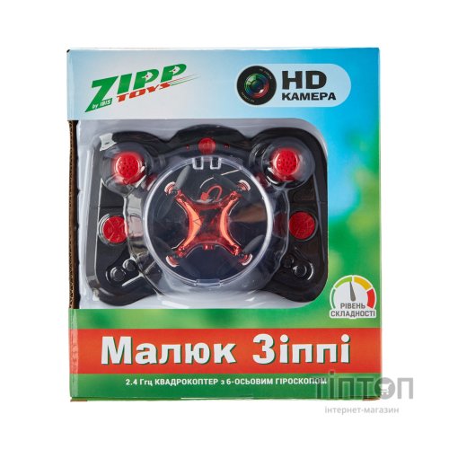 Радіокерована іграшка ZIPP Toys Квадрокоптер з камерою Малюк Zippi з дод.акумулятором, черво (CF922 red)