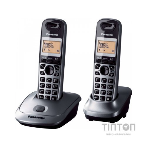 Радіотелефон Panasonic KX-TG2512UAM DECT, Metallic