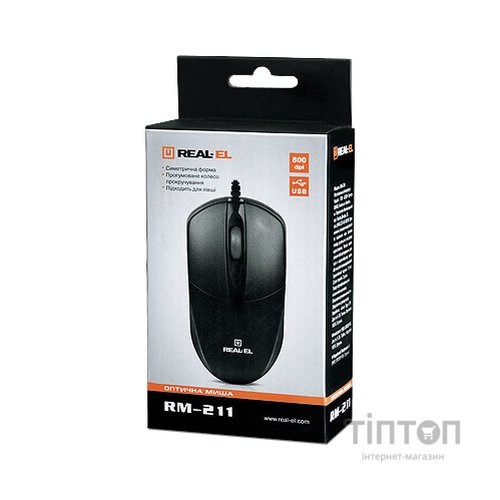REAL-EL RM-211 USB чорний UAH