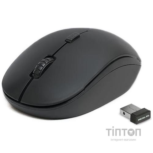 REAL-EL RM-301 Wireless Black USB UAH