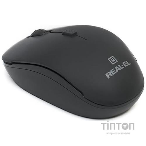 REAL-EL RM-301 Wireless Black USB UAH