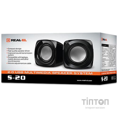 REAL-EL S-20 Black UAH