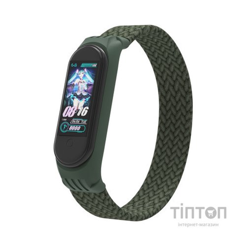 Ремінець до фітнес браслета Armorstandart Braided Solo Loop для Xiaomi Mi Band 4/5/6 Khaki size S (ARM59180)