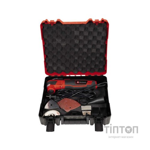 Реноватор Einhell TE-MG 350 EQ, 350Вт, 11000-20000 об/хв, LED, набір насадок, кейс (4465155)