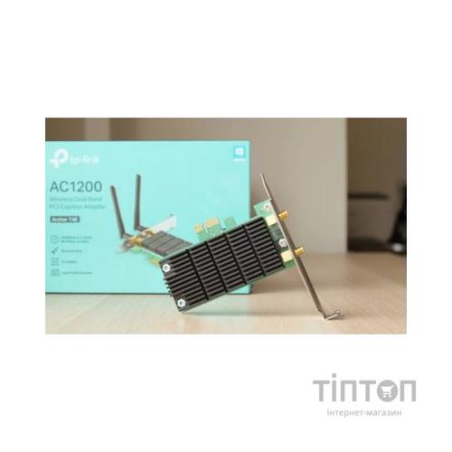 Ретранслятор TP-Link Archer T4E AC1200, PCI Express, Beamforming (ARCHER-T4E)