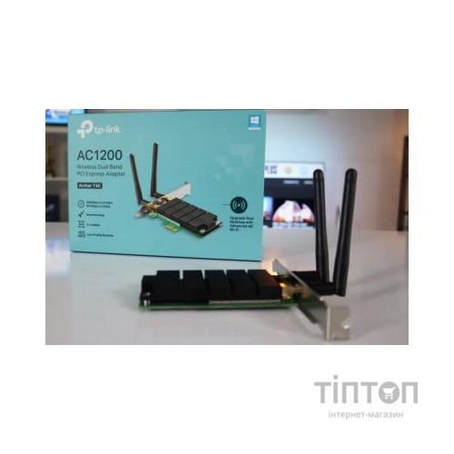 Ретранслятор TP-Link Archer T4E AC1200, PCI Express, Beamforming (ARCHER-T4E)