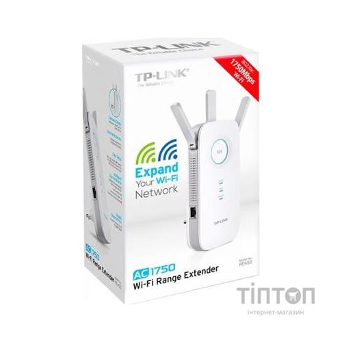 Ретранслятор TP-Link RE450 AC1750, 1хGE LAN (RE450)
