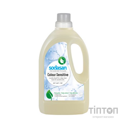 Рідкий порошок Sodasan Color Sensitiv 1,5 л (4019886015301)