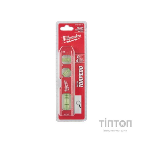 Рівень Milwaukee магнітний Billet Torpedo, 17см (4932459097)