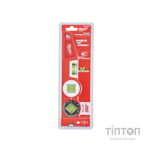 Рівень Milwaukee магнітний Block Torpedo, 25см (4932459096)