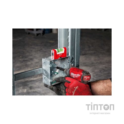 Рівень Milwaukee магнітний Compact Torpedo, 7,6см (4932472122)