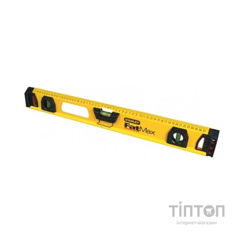 Рівень Stanley FatMax I Beam, L=1200мм, Н=39,3 мм, алюмінієвий, 3 капс. (1-43-555)
