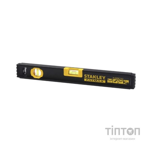 Рівень Stanley FatMax WATERFIT CLASSIC PRO, алюмінієвий каркас, L=400 мм, 2 капс. (FMHT42553-1)