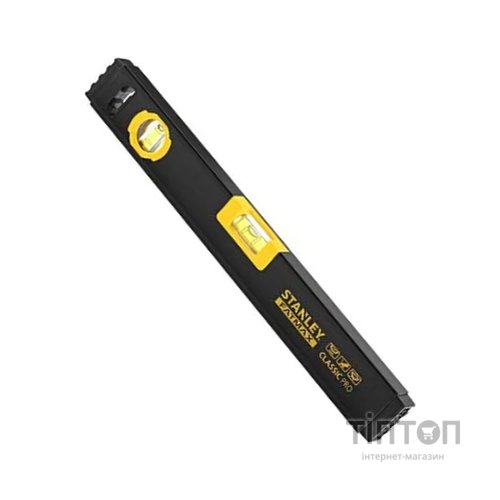 Рівень Stanley FatMax WATERFIT CLASSIC PRO, алюмінієвий каркас, L=400 мм, 2 капс. (FMHT42553-1)