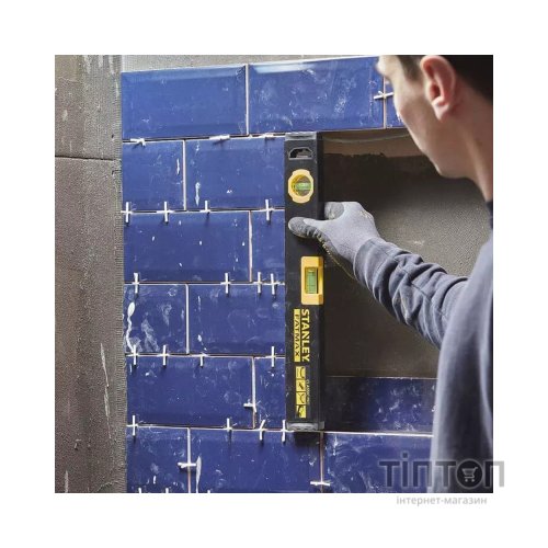 Рівень Stanley FatMax WATERFIT CLASSIC PRO, алюмінієвий каркас, L=400 мм, 2 капс. (FMHT42553-1)