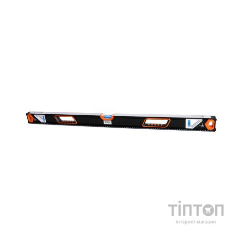 Рівень Tekhmann ударостійкий алюмінієвий магнітний 2 віконця 1000мм (9001000)