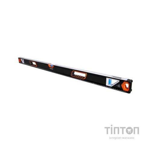 Рівень Tekhmann ударостійкий алюмінієвий магнітний 2 віконця 1200мм (9001200)