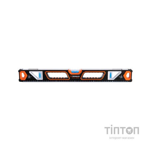 Рівень Tekhmann ударостійкий алюмінієвий магнітний 2 віконця 600мм (9200600)