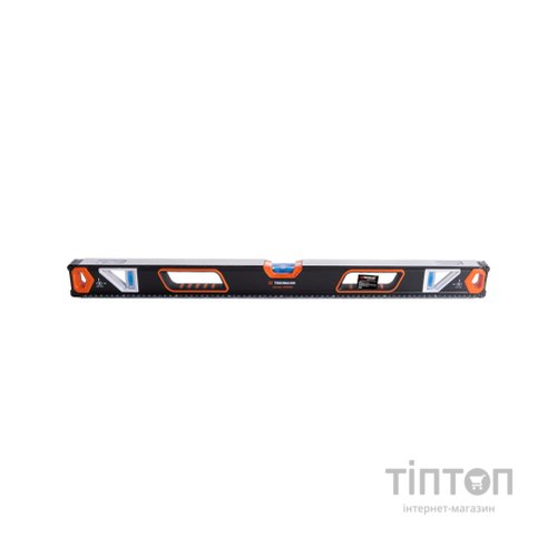 Рівень Tekhmann ударостійкий алюмінієвий магнітний 2 віконця 800мм (9200800)