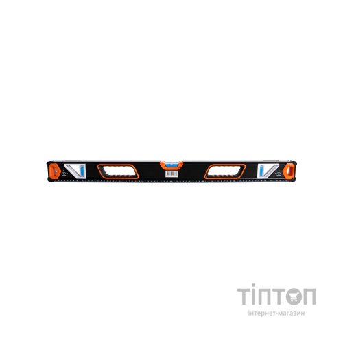 Рівень Tekhmann ударостійкий алюмінієвий магнітний 2 віконця 800мм (9200800)