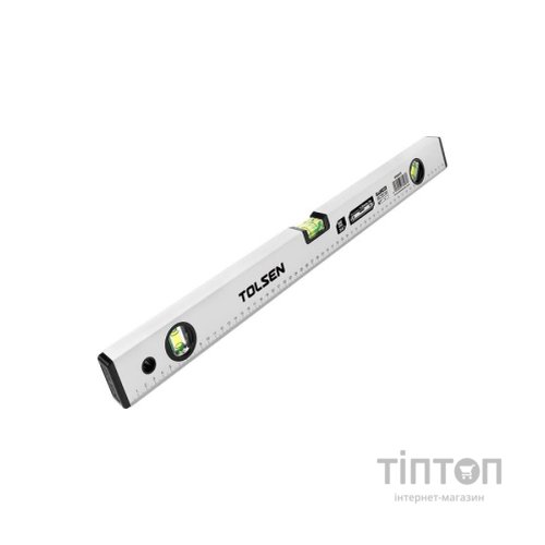 Рівень Tolsen 80 см, 3 капсули, алюмінієвий корпус (35224)