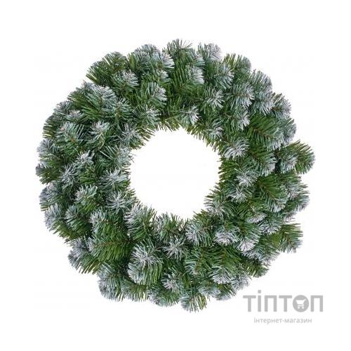 Різдвяний вінок Black Box Trees Creston Frosted шишками та ягодами 35 см (8718861152982)