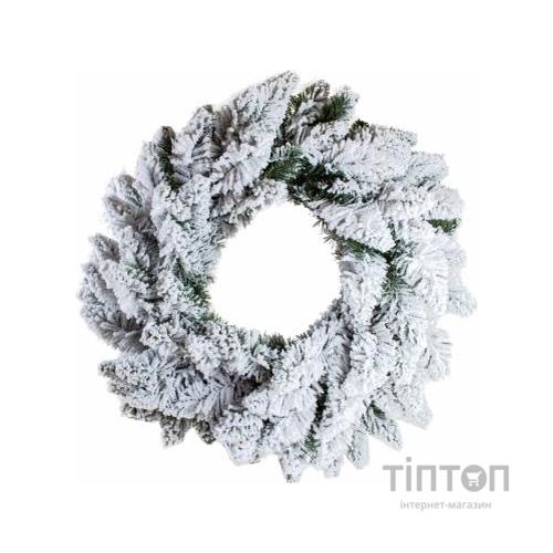 Різдвяний вінок YES! Fun Альпійський d-70 см, засніжений (903607)