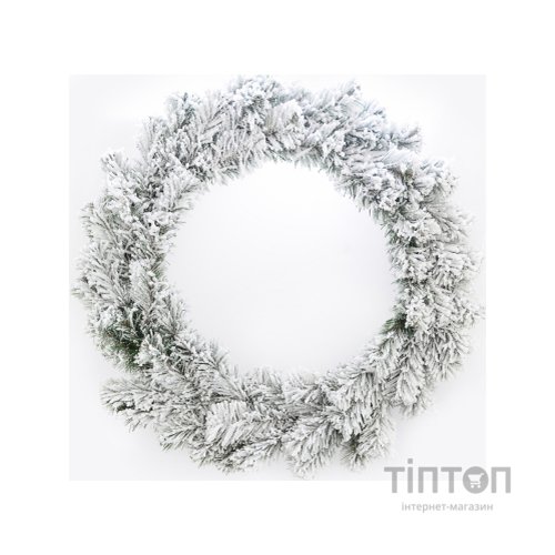 Різдвяний вінок YES! Fun Рождественський 17,5 см засніжений (903748)
