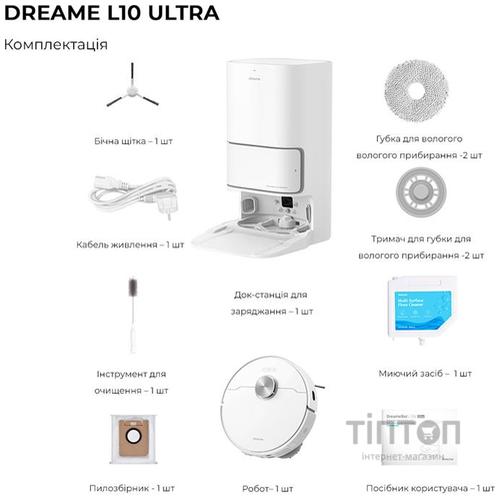 Робот-пылесос Xiaomi Dreame L10 Ultra (RLS6LADC-6)