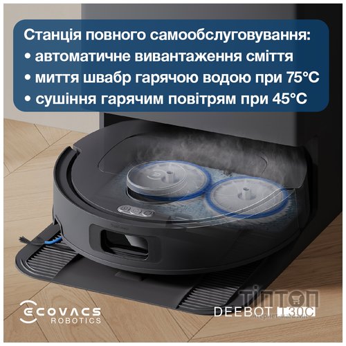 Робот-пилосос Ecovacs Deebot T30C Black (DLX71)