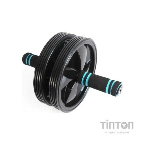 Ролик для преса U-Powex Ab wheel with mat d18.5cm Black (UP_1006_Ab/Wheel)