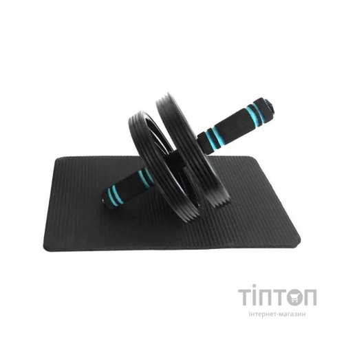 Ролик для преса U-Powex Ab wheel with mat d18.5cm Black (UP_1006_Ab/Wheel)