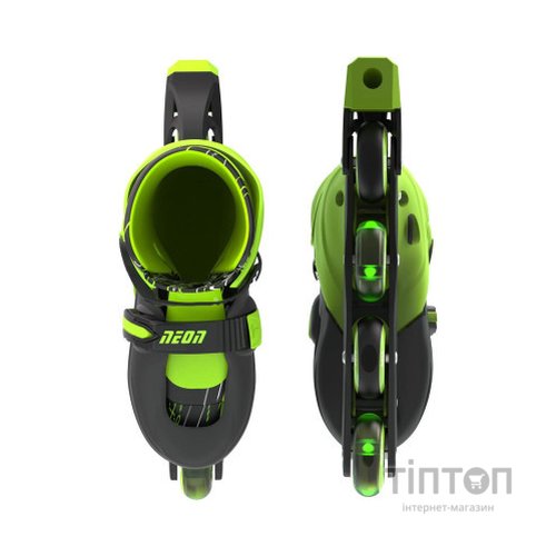 Роликові ковзани Neon Inline Green розмір 34-37 (NT08G4)