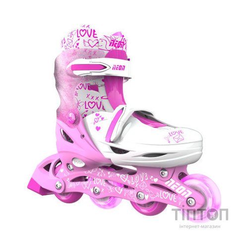Роликові ковзани Neon Сombo Pink розмір 34-37 (NT10P4)
