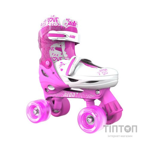 Роликові ковзани Neon Сombo Pink розмір 34-37 (NT10P4)