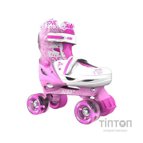 Роликові ковзани Neon Сombo Pink розмір 34-37 (NT10P4)