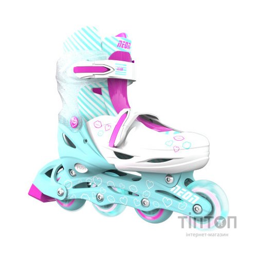 Роликові ковзани Neon Сombo Turquoise розмір 34-37 (NT10T4)
